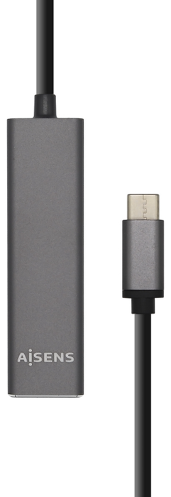 Aisens Hub USB 3.1 USB-C a 4 Puertos USB 3.0, Gris Aisens Hub USB 3.1 USB-C a 4 Puertos USB 3.0, Gris