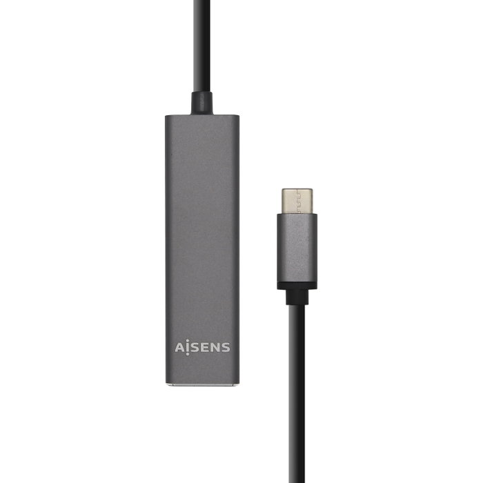 Aisens Hub USB 3.1 USB-C a 4 Puertos USB 3.0, Gris Aisens Hub USB 3.1 USB-C a 4 Puertos USB 3.0, Gris
