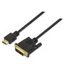 Aisens Cable DVI 18+1 a HDMI tipo A 1,8m Negro