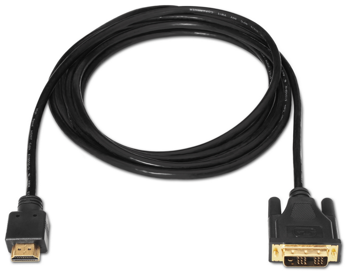 Aisens Cable DVI 18+1 a HDMI tipo A 1,8m Negro Aisens Cable DVI 18+1 a HDMI tipo A 1,8m Negro
