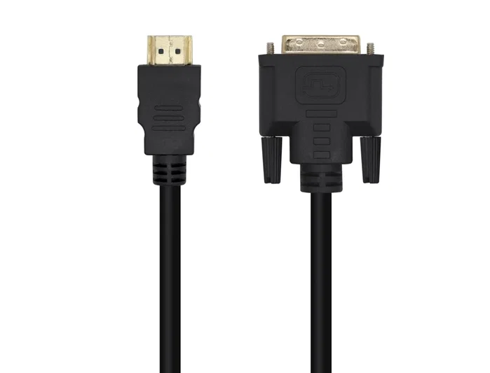 Aisens Cable DVI 18+1 a HDMI tipo A 1,8m Negro Aisens Cable DVI 18+1 a HDMI tipo A 1,8m Negro