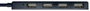 Aisens Hub USB 2.0 con 4 Puertos Tipo A Hembra, Negro, 30 cm