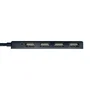 Aisens Hub USB 2.0 A104-0402 con 4 Puertos Negro