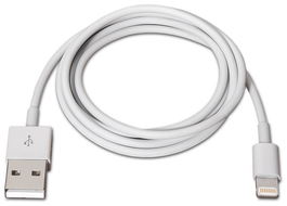 Aisens Cable Lightning a USB 2.0 Blanco 2m