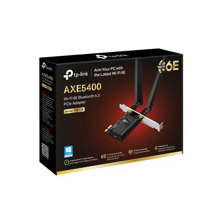 TP-Link Archer TXE72E Adaptador Wi-Fi 6E Triple Banda y Bluetooth 5.3 PCIe