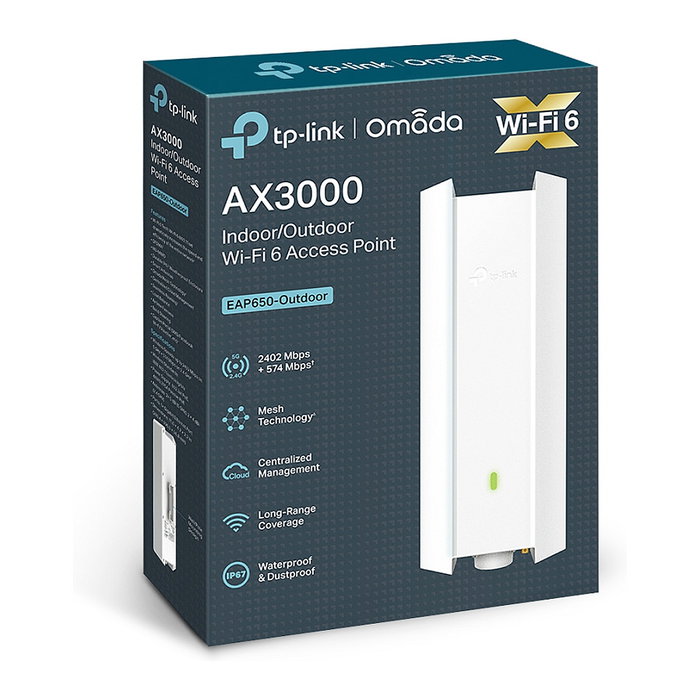 TP-Link Omada EAP650-Outdoor AX3000 Wi-Fi 6 Blanco