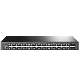 TP-LINK Switch TL-SG3452X 48 Puertos Gigabit con 4 SFP+, Montaje en Rack, Negro