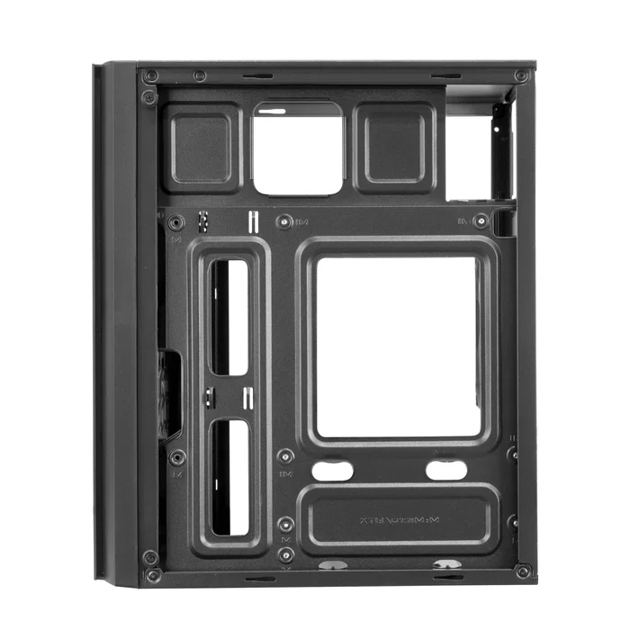 Mars Gaming Caja Gaming MC300 Mini-Torre Negro con Ventana Lateral de Cristal Templado, 3 Ventiladores RGB, Soporte Micro-ATX/Mini-ITX, 4 SSD, Rejilla Frontal Mesh