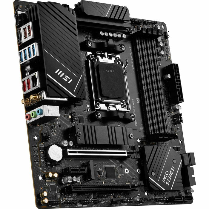 MSI PRO B650M-A WIFI Micro ATX AMD B650 AM5 DDR5 MSI PRO B650M-A WIFI Micro ATX AMD B650 AM5 DDR5