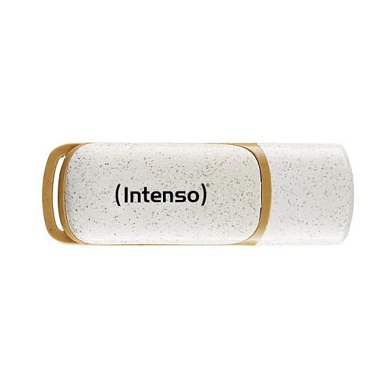 Intenso Green Line USB 3.2 Gen 1 128 GB con Tapa - Beige/Marrón