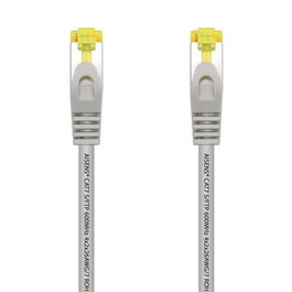 Aisens Cable de Red Cat.7 S/FTP 10GbE 600MHz LSZH RJ45 Gris 0.5m - Compatible con Cat.6/6A/5e