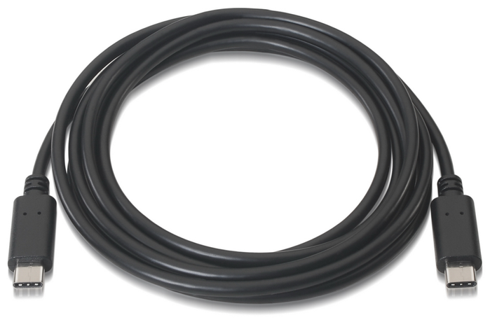 Aisens Cable USB 2.0 USB-C a USB-C 1m Negro Aisens Cable USB 2.0 USB-C a USB-C 1m Negro