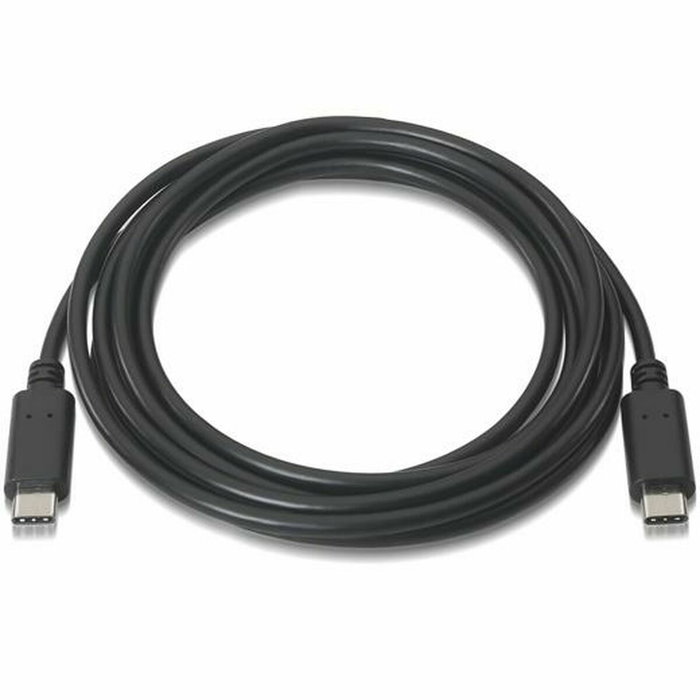 Aisens Cable USB 2.0 USB-C a USB-C 1m Negro Aisens Cable USB 2.0 USB-C a USB-C 1m Negro