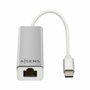 Aisens Conversor USB-C a Ethernet Gigabit 10/100/1000 Mbps A109-0341 Plata