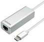 Aisens Conversor USB-C a Ethernet Gigabit 10/100/1000 Mbps A109-0341 Plata