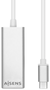 Aisens Conversor USB-C a Ethernet Gigabit 10/100/1000 Mbps A109-0341 Plata
