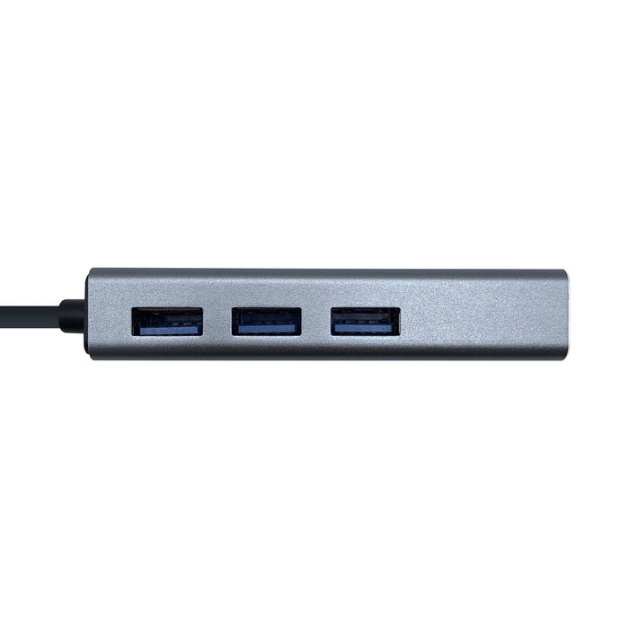 Aisens Conversor USB 3.0 a Ethernet Gigabit + Hub 3xUSB 3.0, Gris Aisens Conversor USB 3.0 a Ethernet Gigabit + Hub 3xUSB 3.0, Gris