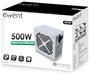Ewent EW3909 Fuente de alimentación ATX 500W Gris