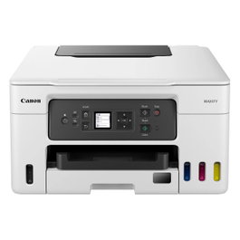 Canon MAXIFY GX3050 Impresora Multifunción A4 Tanque de Tinta WLAN, Duplex 3 en 1, Color, 18/13 ppm, Negra/Blanca