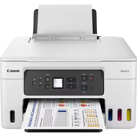 Canon 5777C006 Impresora Multifunción Recargable MAXIFY GX3050 MegaTank WiFi Dúplex Blanca Compatible Windows Mac Chrome OS