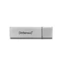 Intenso Alu Line Pendrive USB 2.0 16 GB Plata, Lectura 28 MB/s, Aluminio con Tapa