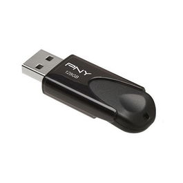 PNY Attaché 4 128GB USB 2.0 Stick Negro 25MB/s