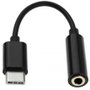 Aisens Conversor USB-C a Audio Estilo Apple Negro 15cm