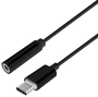 Aisens Conversor USB-C a Audio Negro 15cm