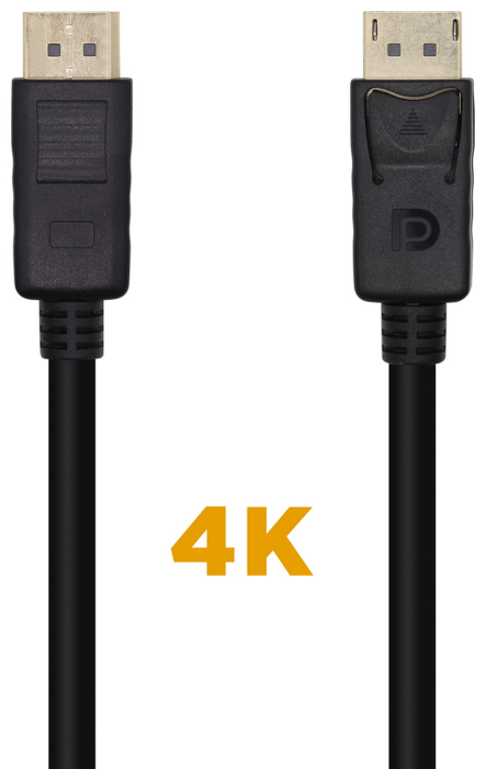 Aisens Cable DisplayPort 1.2 1m Negro 4K@60Hz (A124-0455) Aisens Cable DisplayPort 1.2 1m Negro 4K@60Hz (A124-0455)