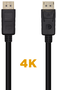 Aisens Cable DisplayPort 1.2 1m Negro 4K@60Hz (A124-0455)