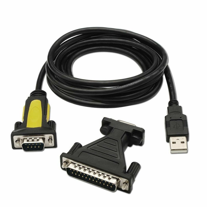 Aisens Conversor USB a Serie A104-0039 Negro 1,8m