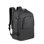 Rivacase Tegel 8465 Mochila informal con compartimento para portátil 17.3", Negro, Poliéster Eco-Friendly RPET, Unisex Niño/Niña