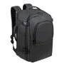 Rivacase Tegel 8465 Mochila informal con compartimento para portátil 17.3", Negro, Poliéster Eco-Friendly RPET, Unisex Niño/Niña