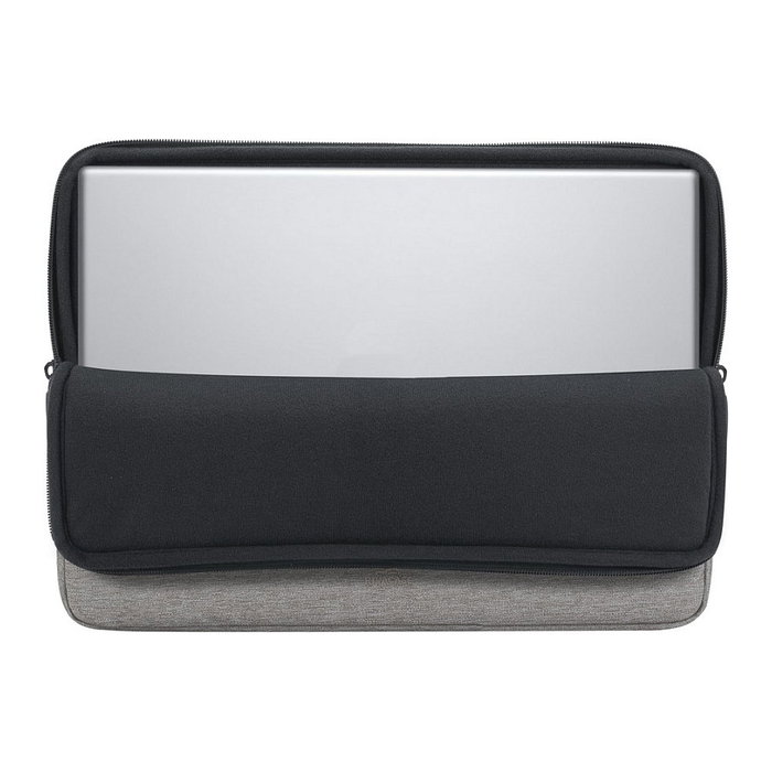 RIVACASE Riva NB Sleeve Suzuka 7705 - Funda para Portátil Resistente al Agua de 15,6" (39,6 cm) para Cualquier Marca en Color Gris
