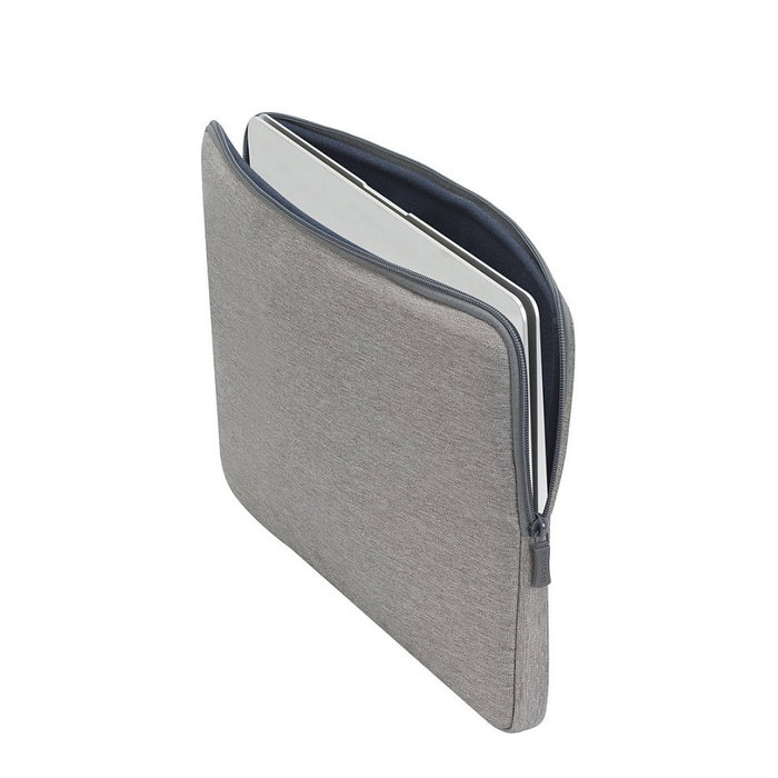 RIVACASE Riva NB Sleeve Suzuka 7705 - Funda para Portátil Resistente al Agua de 15,6" (39,6 cm) para Cualquier Marca en Color Gris