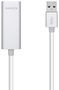 Aisens Conversor USB 3.0 a Ethernet Gigabit A106-0504, Plata