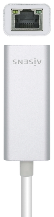 Aisens Conversor USB 3.0 a Ethernet Gigabit A106-0504, Plata