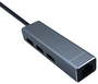 Aisens Conversor USB 3.1 USB-C a Ethernet Gigabit + Hub 3xUSB 3.0 Gris