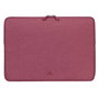 Rivacase Funda 7704 Suzuka ECO para Portátil 14 Pulgadas - Rojo - Poliéster RPET Reciclado - Protección contra Golpes y Agua