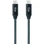 Nano Cable 10.01.4301-COMB Cable USB 3.2 Tipo-C Macho - Tipo-C Macho, 20Gbps, 100W, 1m, Gris y Negro