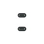 Nanocable Cable USB-C a USB-C 3.2 Gen2x2 20Gbps 100W 2m Gris/Negro