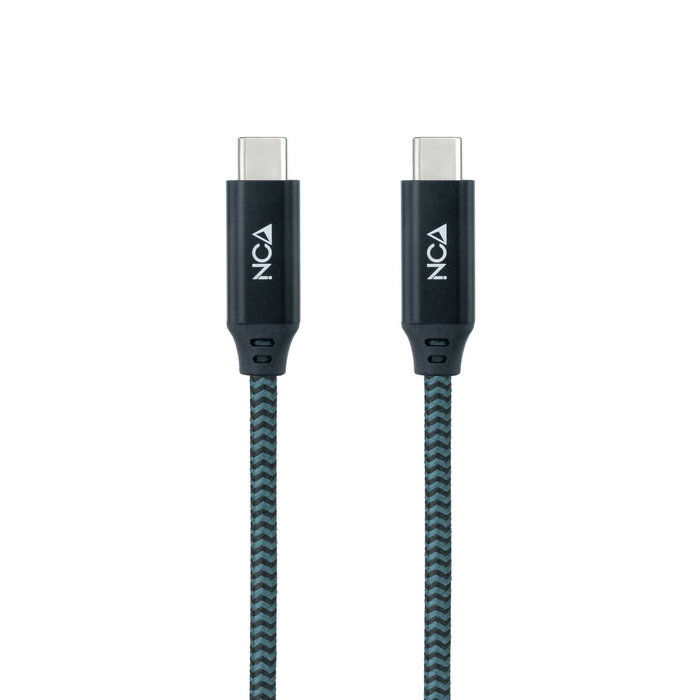 Nanocable Cable USB-C a USB-C 3.2 Gen2x2 20Gbps 100W 2m Gris/Negro