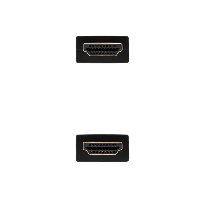 Nanocable Cable HDMI V2.0 4K@60Hz 18Gbps 1 m Negro, Macho a Macho, 10.15.3801