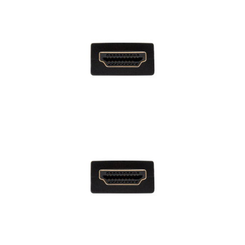Nanocable Cable HDMI V2.0 4K@60Hz 18Gbps, 1 m, Negro Nanocable Cable HDMI V2.0 4K@60Hz 18Gbps, 1 m, Negro