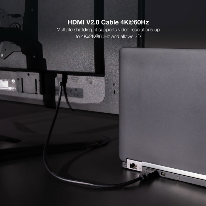 Nanocable Cable HDMI V2.0 4K@60Hz 18Gbps 1.5m 10.15.3801-L150