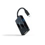 Nanocable Conversor USB-C a HDMI/DVI/VGA Negro