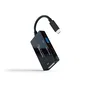 Nanocable 10.16.4301-ALL Adaptador Gráfico USB-C a Triple Pantalla HDMI, DVI, VGA 4K 60Hz Negro - Conversor para Monitor