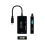 Nanocable Conversor USB-C a HDMI/DVI/VGA Negro