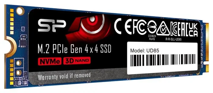 Silicon Power UD85 SSD 1TB NVMe PCIe Gen 4x4 M.2 2280 Silicon Power UD85 SSD 1TB NVMe PCIe Gen 4x4 M.2 2280