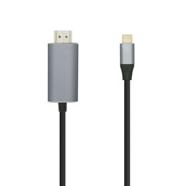 AISENS - CABLE CONVERSOR USB-C A HDMI NEGRO, 0.8M